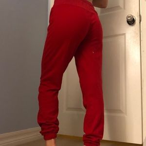 Urban outfitters red joggers